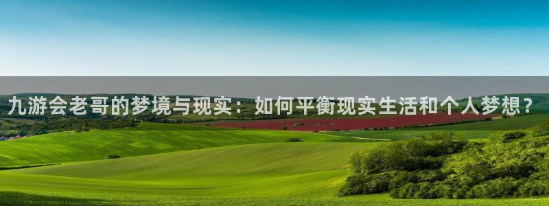 蓝狮娱乐下载并安装：九游会老哥的梦境与现实：如何平衡现实生活和个人梦想？