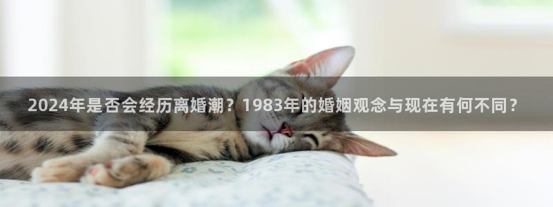 蓝狮娱乐体育凯捷平台注册：2024年是否会经历离婚潮？1983年的婚姻观念与现在