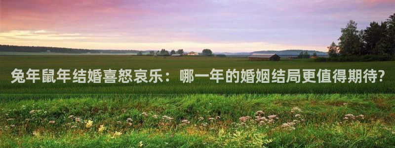 蓝狮娱乐平台在线注册：兔年鼠年结婚喜怒哀乐：哪一年的婚姻结局更值得期待?